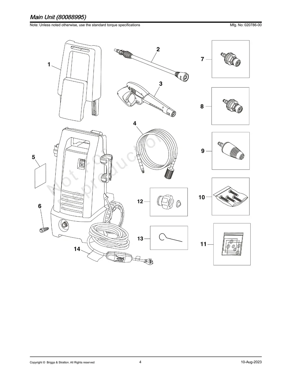BRIGGS AND STRATTON, 020786-00, IPL.4